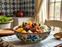Argentinian-Style Beef and Potato Stew with Rice