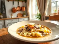 Swiss-Style Rösti with Mushrooms and Cheese