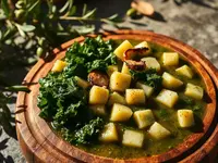 Caldo Verde (Portuguese Potato & Kale Soup)